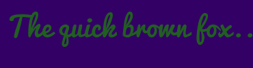 Image with Font Color 215E21 and Background Color 330066